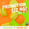 Ondeh Thai Iced Tea macarons