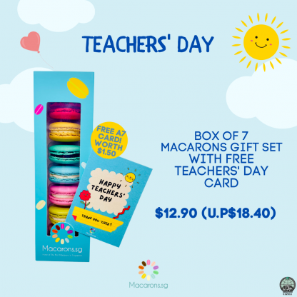 Macarons.sg Teachers Day 7 Pcs Store