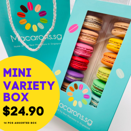Macarons.sg Mini Variety Box 14 pcs