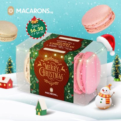 Macarons.sg Xmas 3pcs gift set