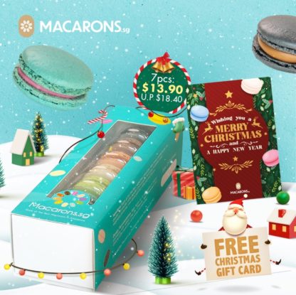 Macarons.sg Xmas 7pcs gift set