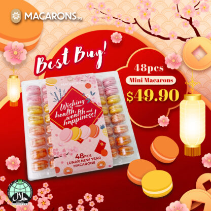 Macarons SG CNY 48pcs mini macarons