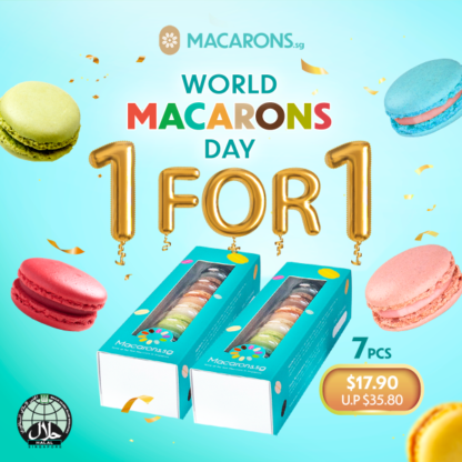 Macarons.sg 7pcs 1 for 1 deal