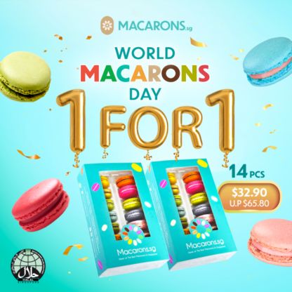 Macarons.sg 14pcs 1 for 1 deal