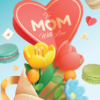 Macarons.sg Mothers Day Card